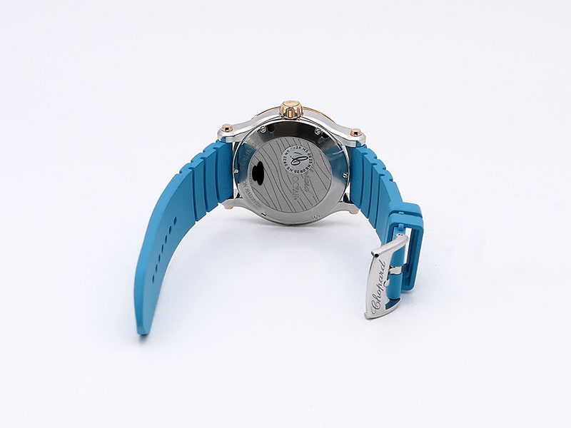 Chopard Ladies Happy Ocean Maldives Gem Stone 278587/6002 2Tone